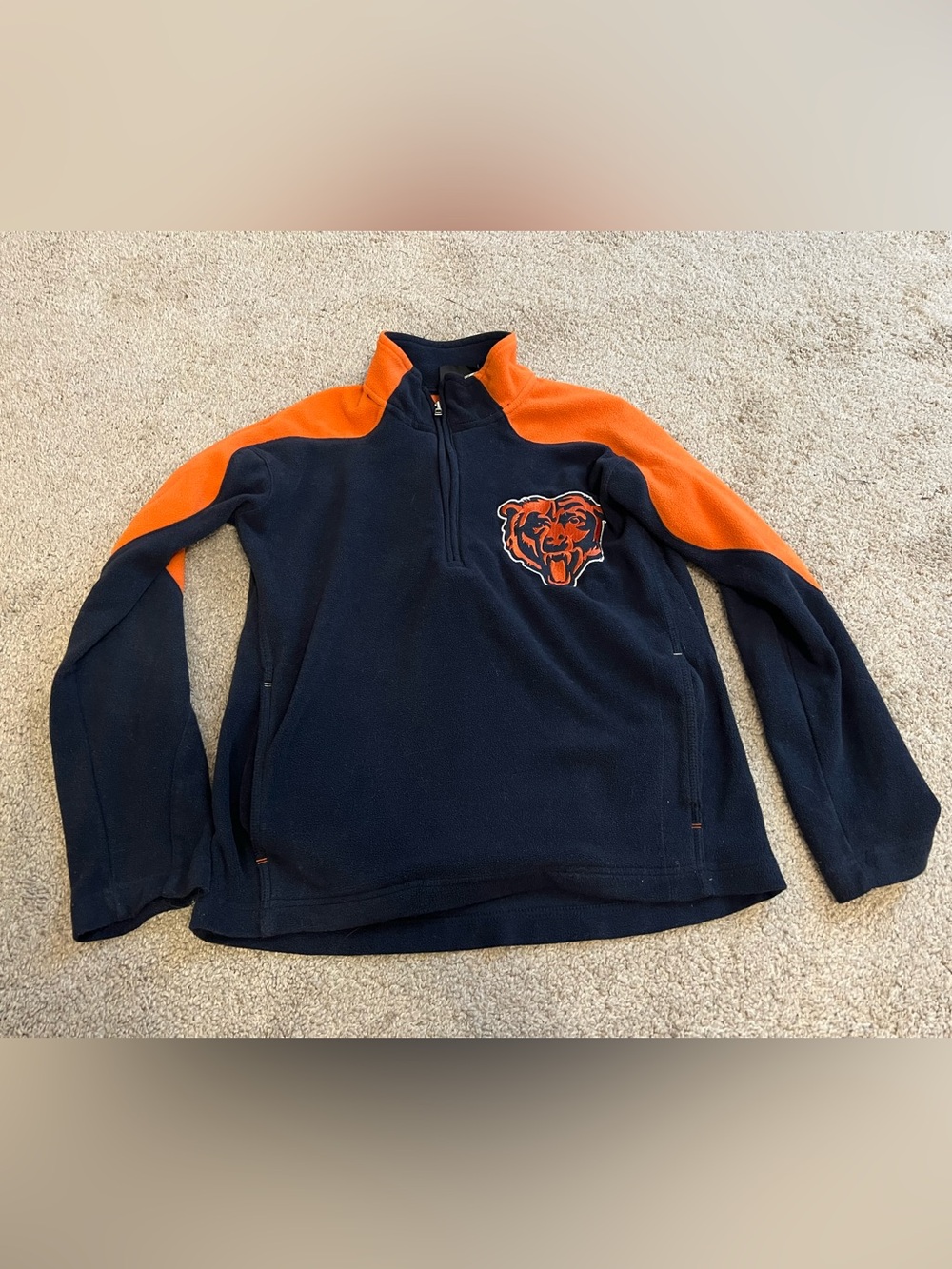 Kids Chicago Bears Fleece Pullover Sweatshirt